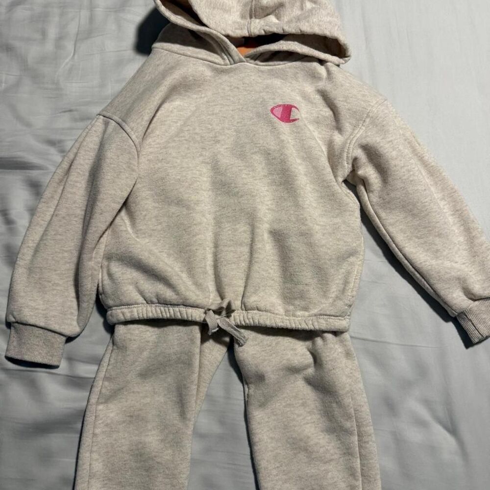 Champion Toddler Cream Tracksuit